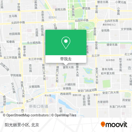 阳光丽景小区地图