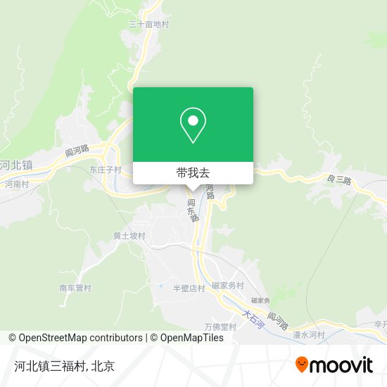 河北镇三福村地图
