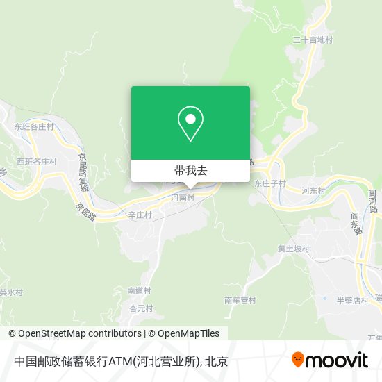 中国邮政储蓄银行ATM(河北营业所)地图