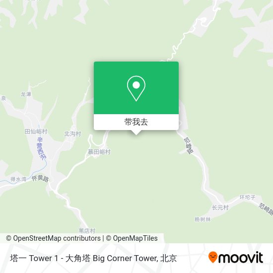 塔一 Tower 1 - 大角塔 Big Corner Tower地图