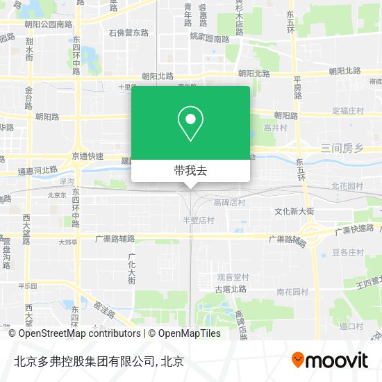 北京多弗控股集团有限公司地图