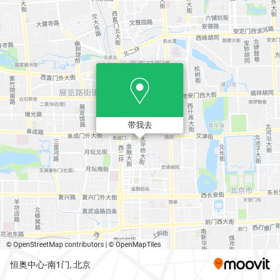 恒奥中心-南1门地图