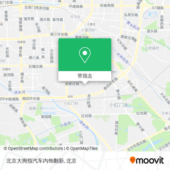 北京大拇指汽车内饰翻新地图