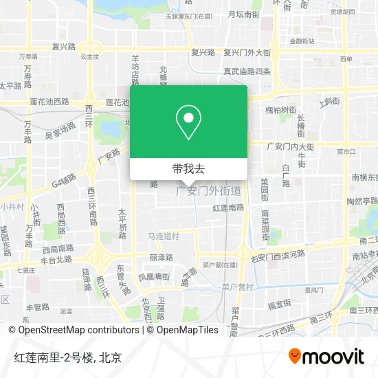 红莲南里-2号楼地图