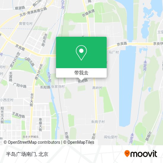 半岛广场南门地图