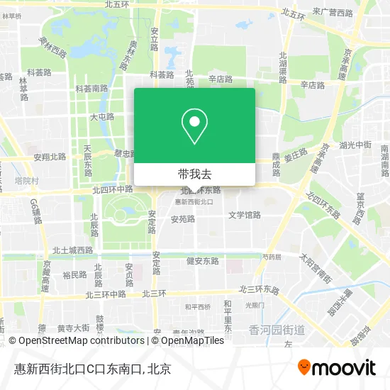 惠新西街北口C口东南口地图