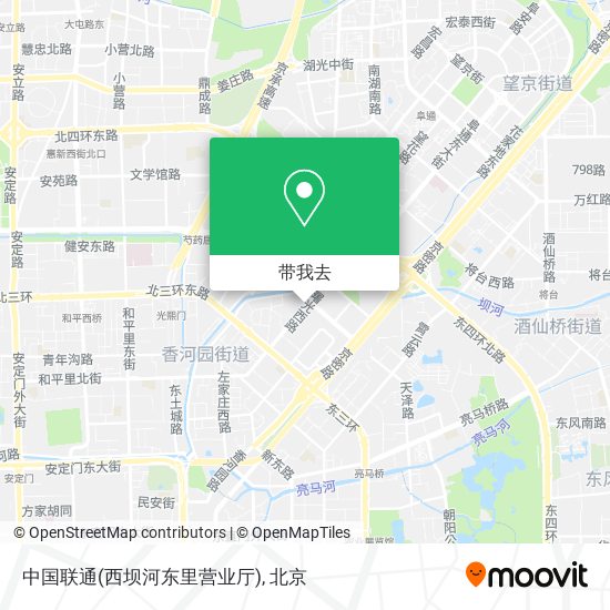 中国联通(西坝河东里营业厅)地图