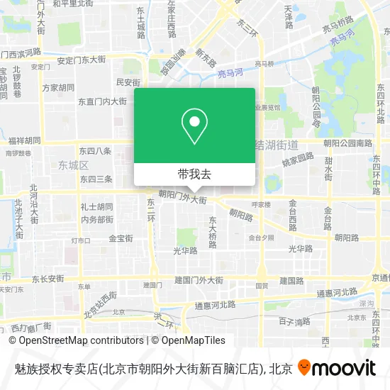 魅族授权专卖店(北京市朝阳外大街新百脑汇店)地图