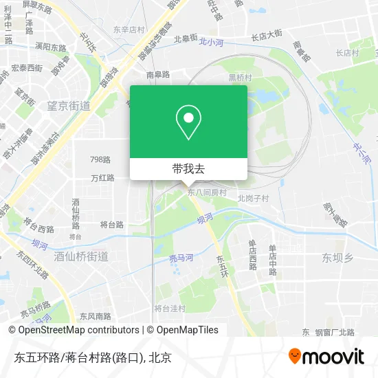 东五环路/蒋台村路(路口)地图