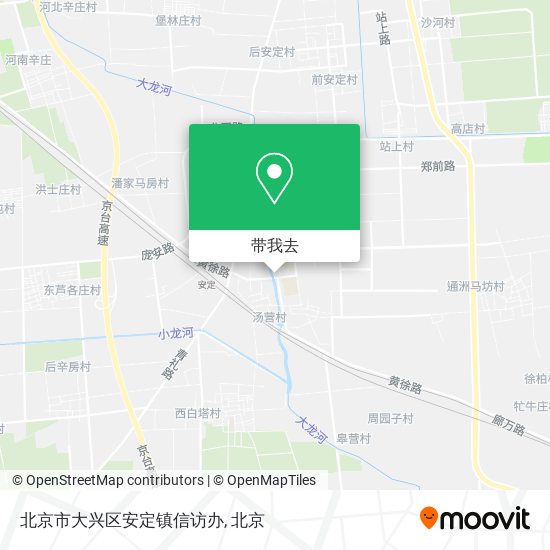 北京市大兴区安定镇信访办地图