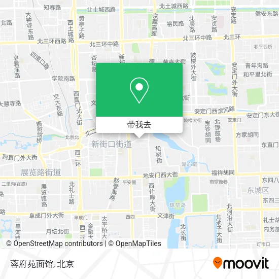 蓉府苑面馆地图