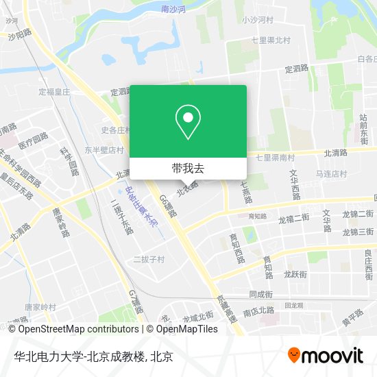 华北电力大学-北京成教楼地图