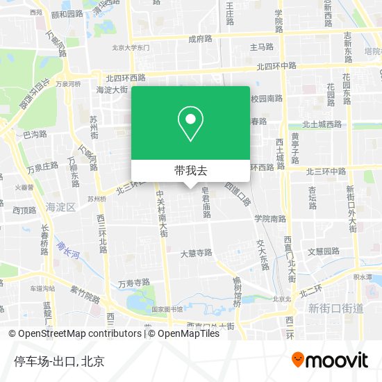 停车场-出口地图