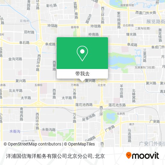 洋浦国信海洋船务有限公司北京分公司地图