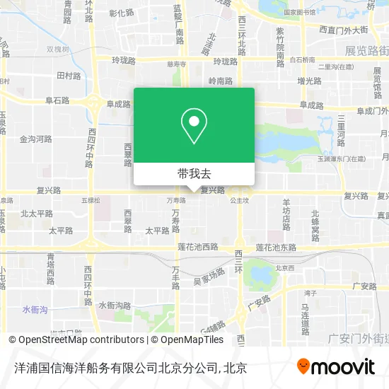 洋浦国信海洋船务有限公司北京分公司地图