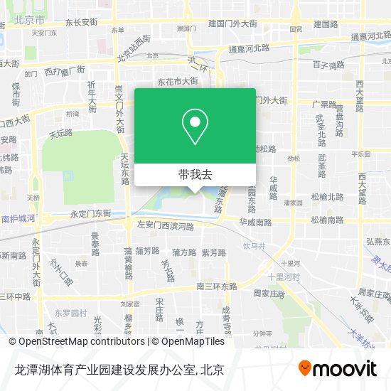 龙潭湖体育产业园建设发展办公室地图