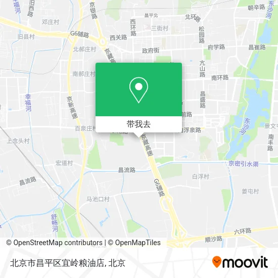 北京市昌平区宜岭粮油店地图