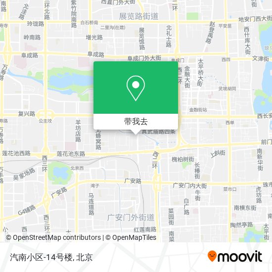汽南小区-14号楼地图