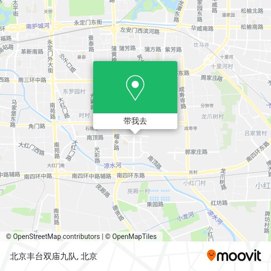 北京丰台双庙九队地图