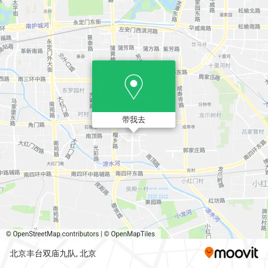 北京丰台双庙九队地图
