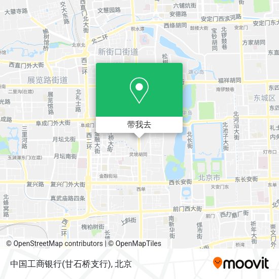 中国工商银行(甘石桥支行)地图