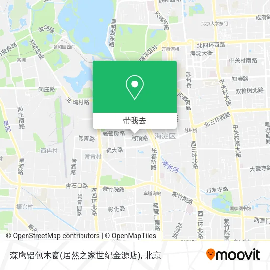 森鹰铝包木窗(居然之家世纪金源店)地图