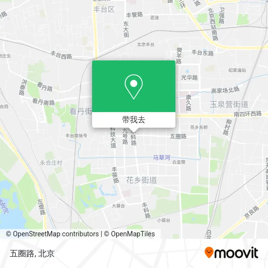 五圈路地图