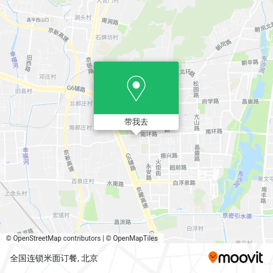 全国连锁米面订餐地图