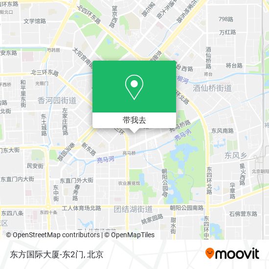 东方国际大厦-东2门地图