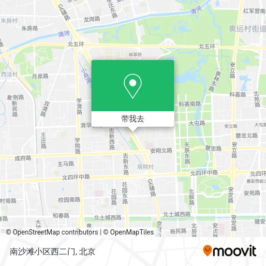 南沙滩小区西二门地图