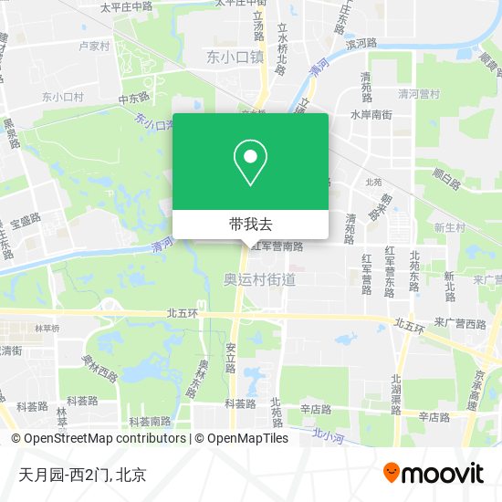 天月园-西2门地图
