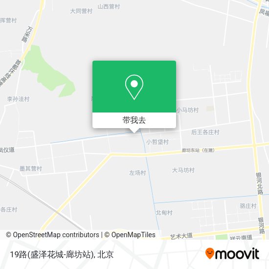 19路(盛泽花城-廊坊站)地图