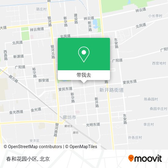 春和花园小区地图