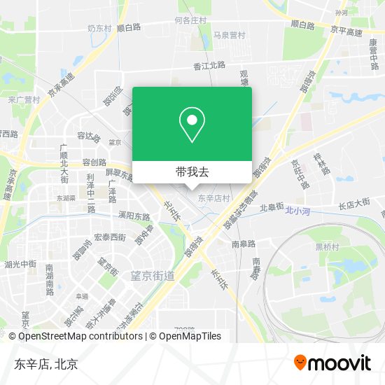 东辛店地图