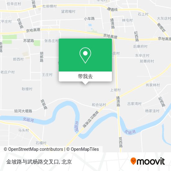 金坡路与武杨路交叉口地图