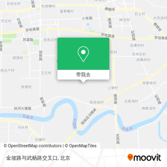 金坡路与武杨路交叉口地图