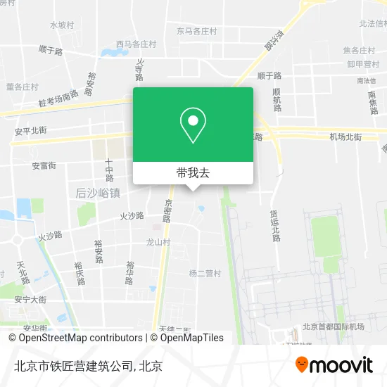 北京市铁匠营建筑公司地图