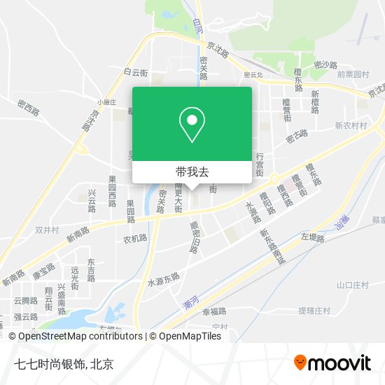 七七时尚银饰地图
