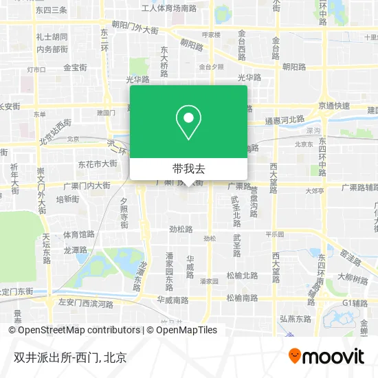 双井派出所-西门地图