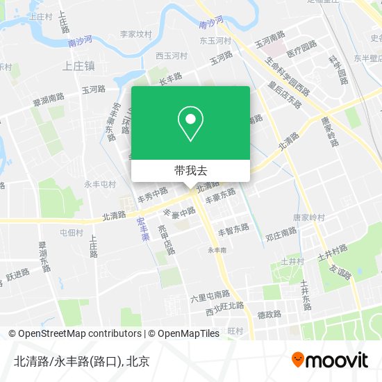 北清路/永丰路(路口)地图