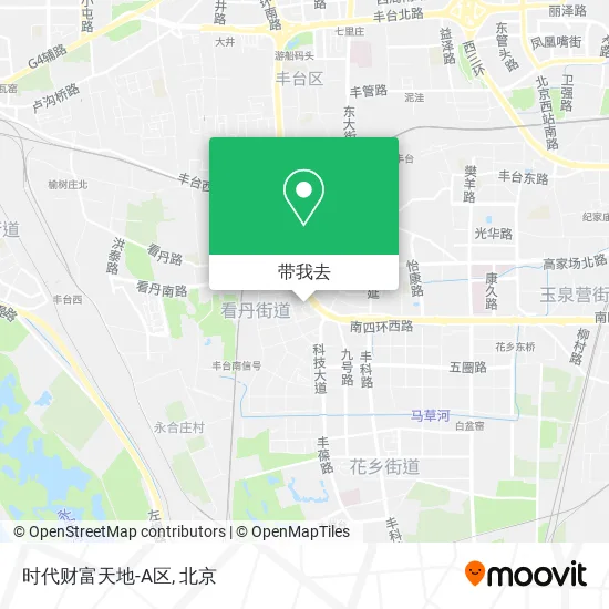 时代财富天地-A区地图