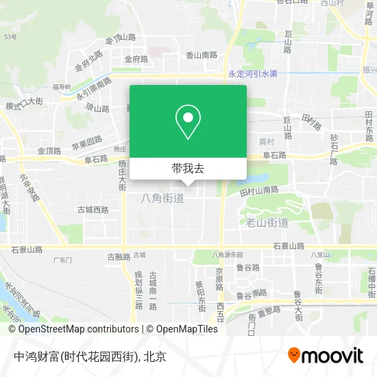 中鸿财富(时代花园西街)地图