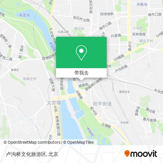 卢沟桥文化旅游区地图