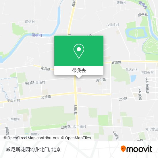 威尼斯花园2期-北门地图