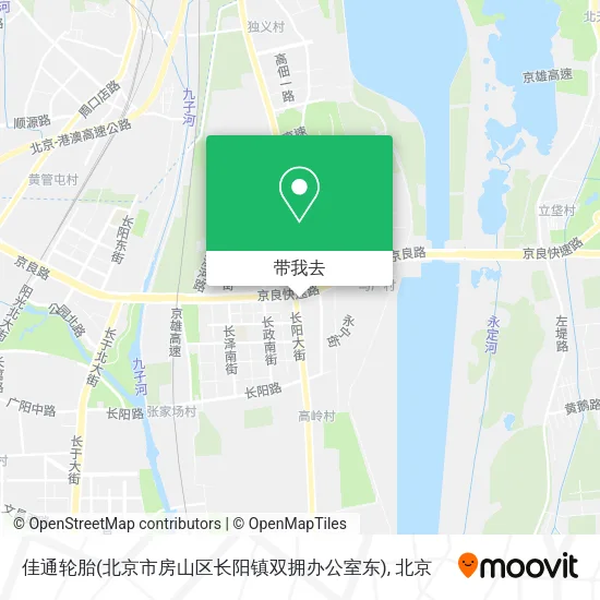 佳通轮胎(北京市房山区长阳镇双拥办公室东)地图