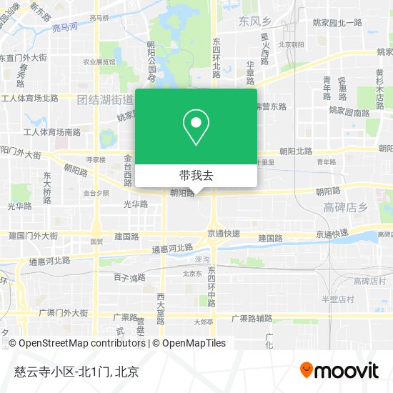 慈云寺小区-北1门地图
