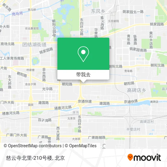 慈云寺北里-210号楼地图