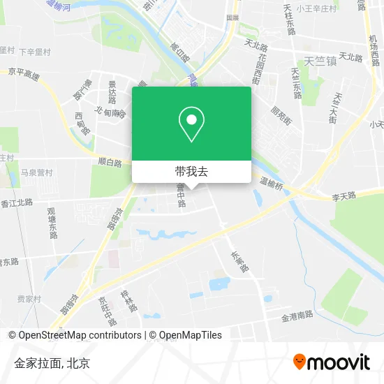 金家拉面地图