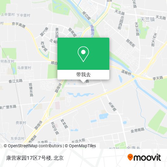 康营家园17区7号楼地图