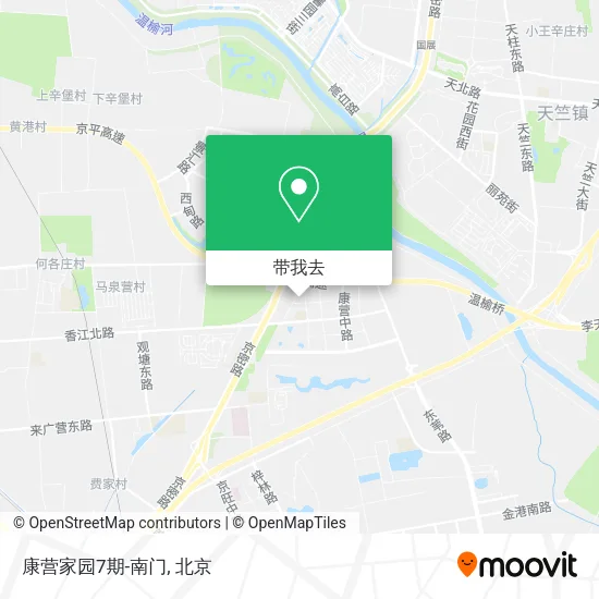 康营家园7期-南门地图
